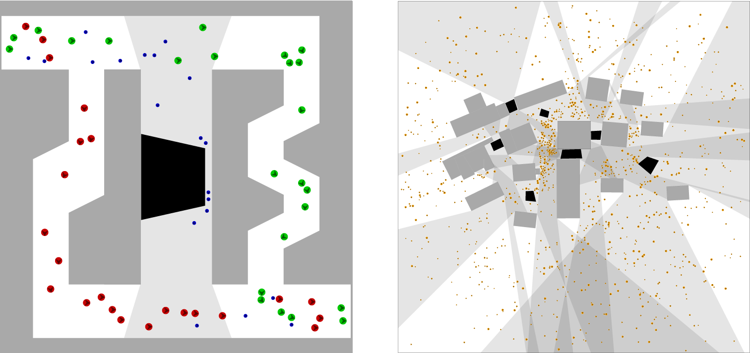 Our ECM crowd simulation software has been integrated into Unity3D.