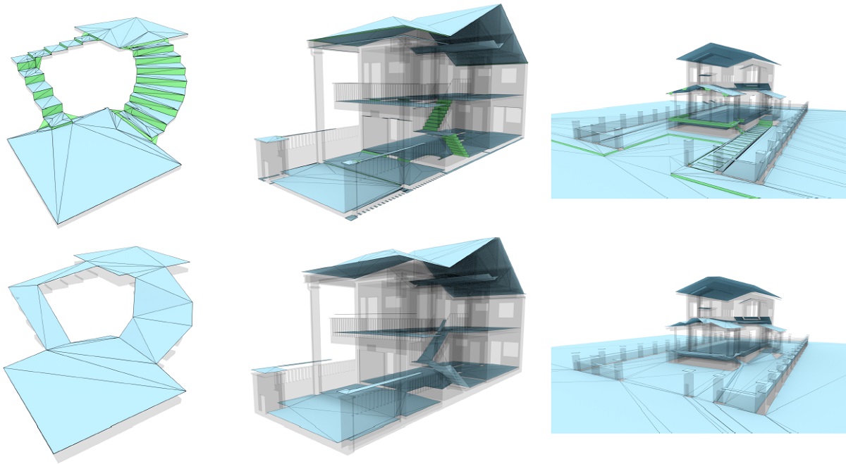 3D test environments. 3D test environments.