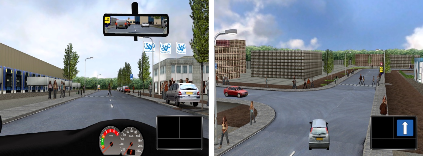 Our software was integrated into the GreenDino's driving simulator.