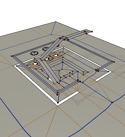 Multi-layered navigation mesh