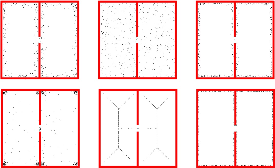 Uniform sampling strategies: Gaussian, Obstacle-based, Obstacle-based*, Bridge, Medial axis, Nearest contact.