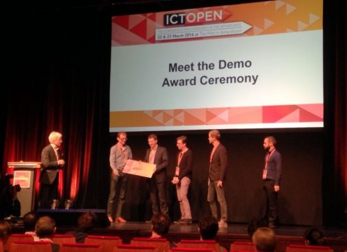 Our team has won NWO's ICT.OPEN 2016 Meet the Demo award.