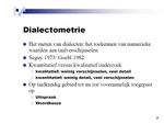 Dialectometrie