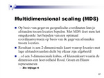 Multidimensional scaling (MDS)