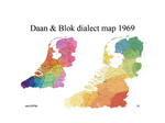 Daan & Blok dialect map 1969